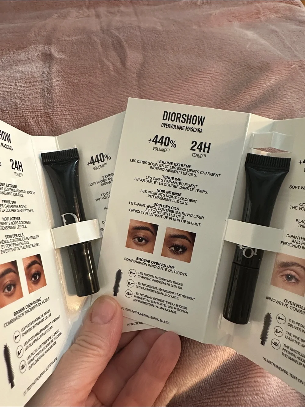 TWO NEW Diorshow Overvolume Mascara mini size
